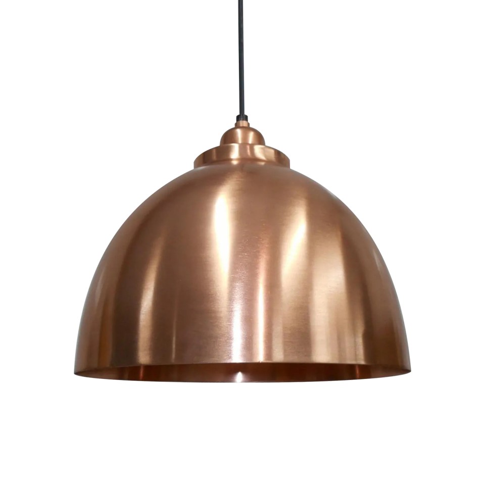 Copper ceiling store light